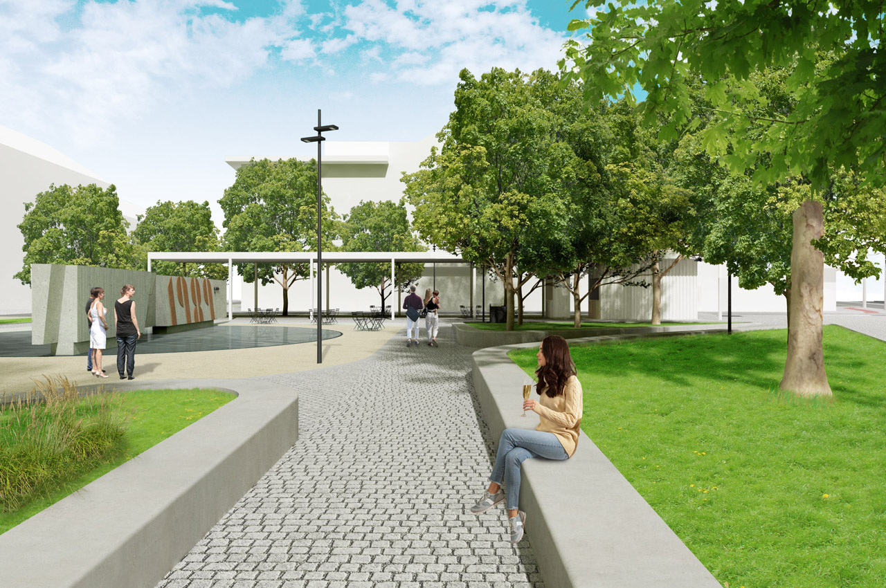 VEŘEJNÝ PROSTOR U KORUNY, HRADEC KRÁLOVÉ