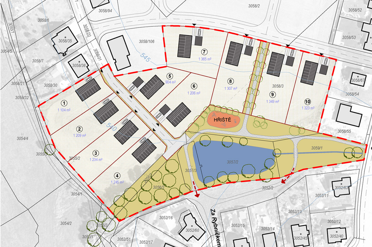 ÚZEMNÍ STUDIE ROVINKY, BYSTŘICE NAD PERNŠTEJNEM